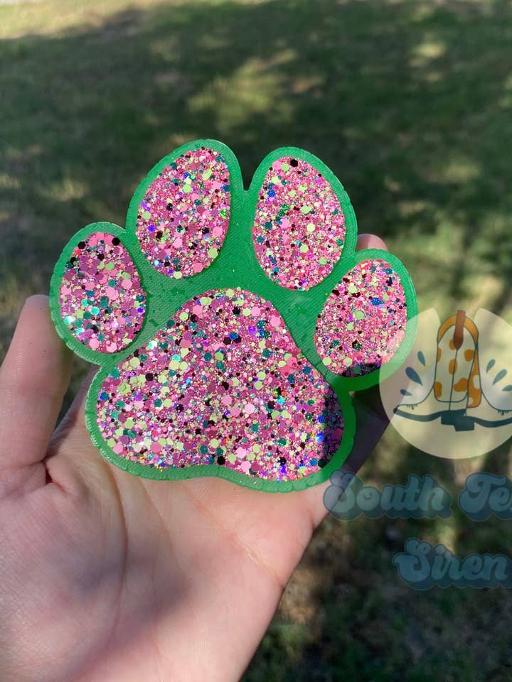 Fresco para tarjetas con estampado de huellas para venta al por mayor de South Texas Siren