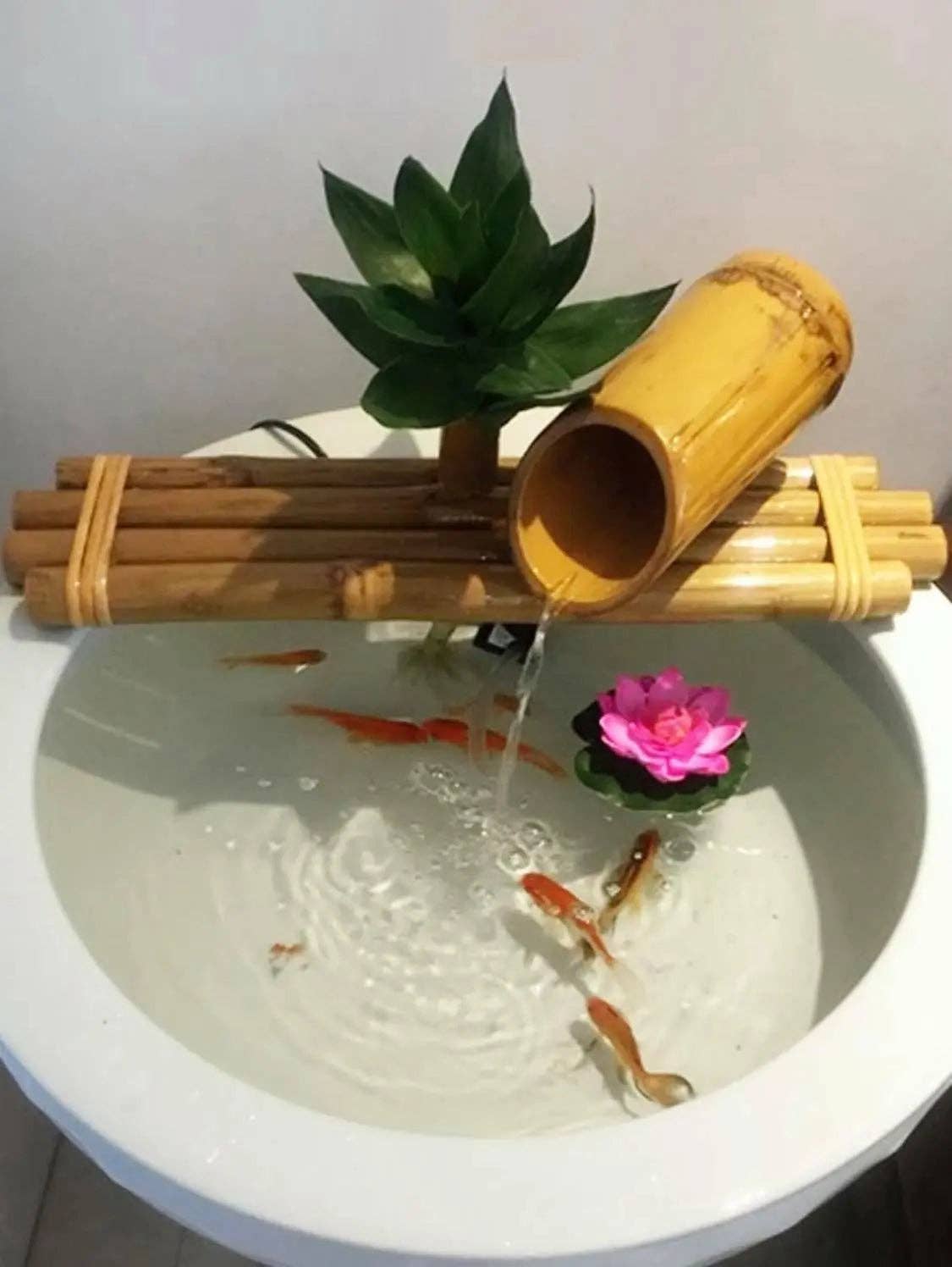 everythingbamboo - Wholesale Outdoor ornament/decor - Bamboo Water Fountain Water Feature Flowing Indoor Outdoor Garden Decoration9
