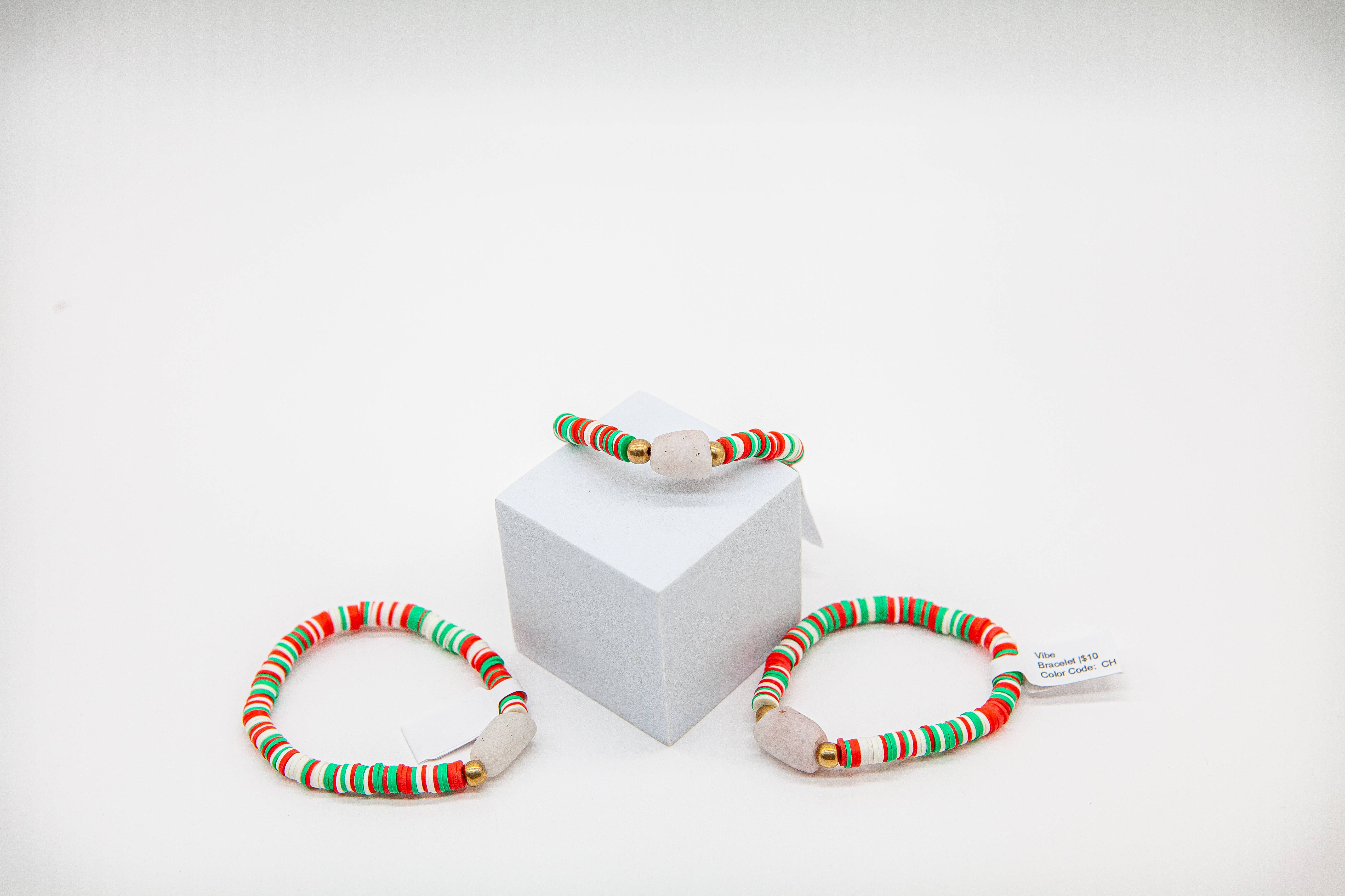 The Bead Project by TWOPU - Wholesale Beaded Bracelet - Vibe Bracelet | Heishi Beads & Recycled Glass Beads14