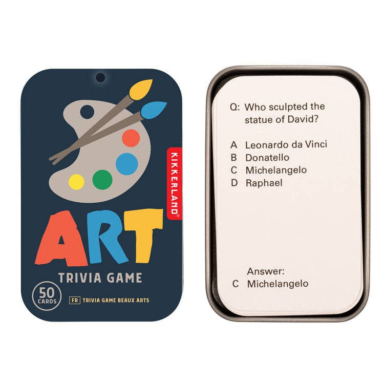 Kikkerland Design Inc - Wholesale Card Game - Art Trivia1