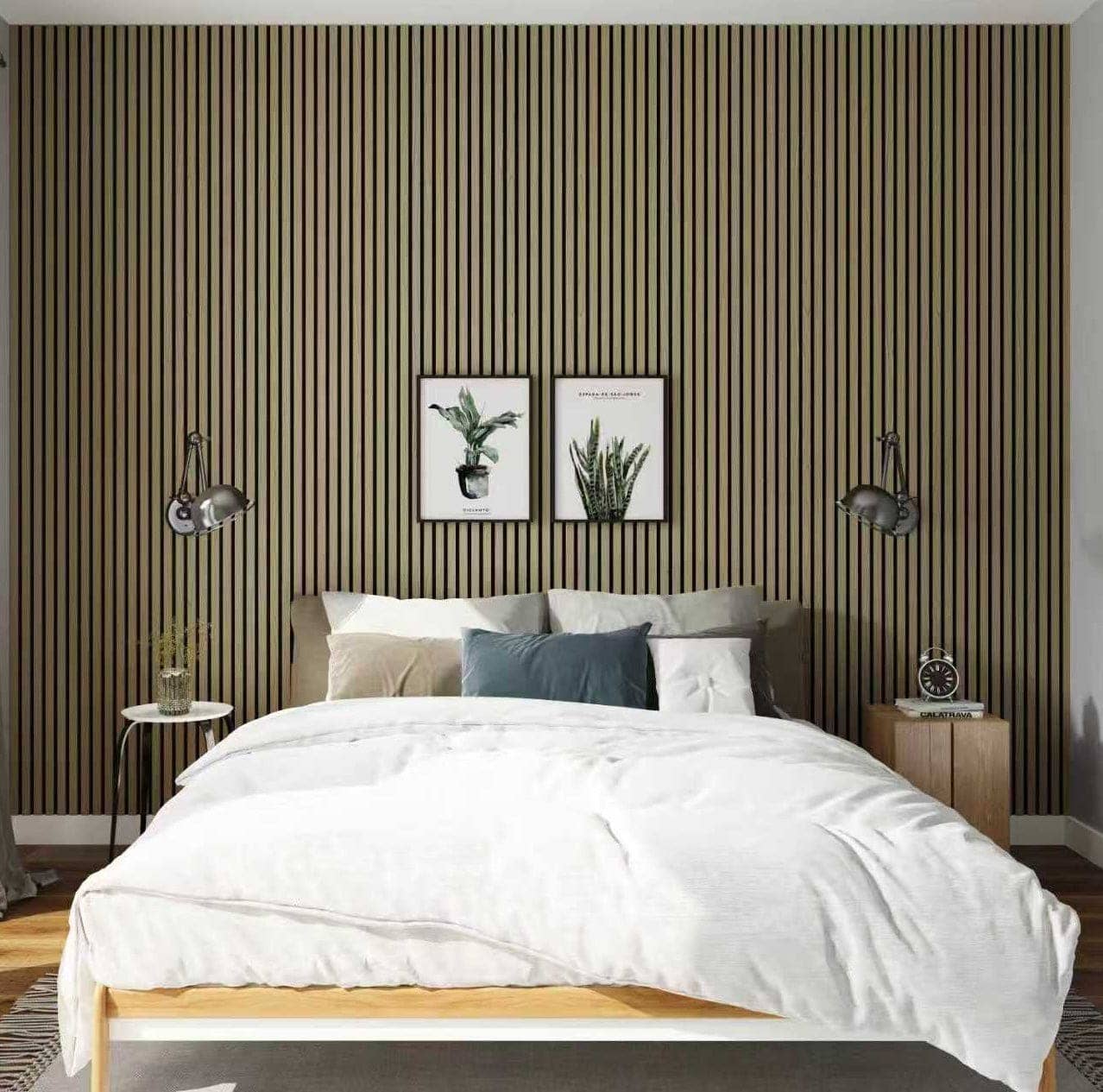 Jobu Home – wholesale Wall Accent – Walnut Acoustic Wall Panels1