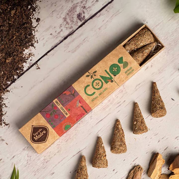 Sagrada Madre Koner Patchouli & Palo Santo för wholesale av Wonder Incense