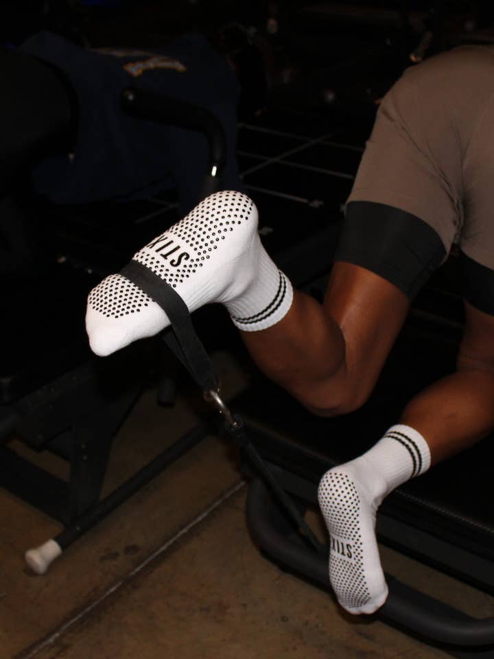 STIX - Wholesale Socks - Unisex - Tube Grip Socks (Black Grips)