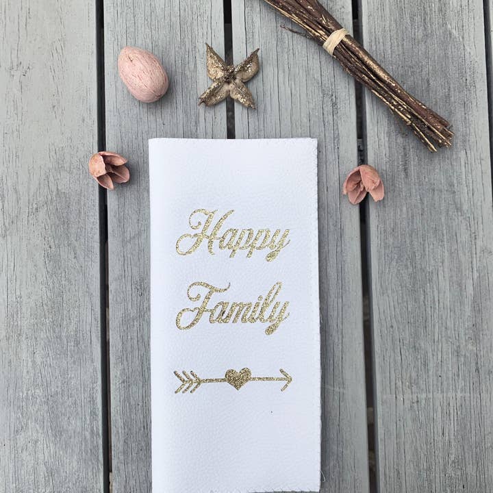 Copertina per opuscolo di famiglia Happy Family per la vendita all'ingrosso da parte di Crapaud Chou