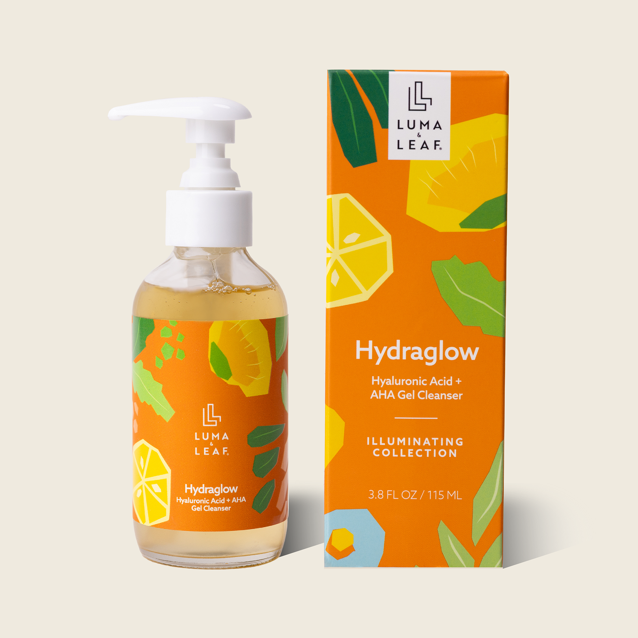 Luma & Leaf - Wholesale Facial Cleanser - Hydraglow Gel Cleanser6