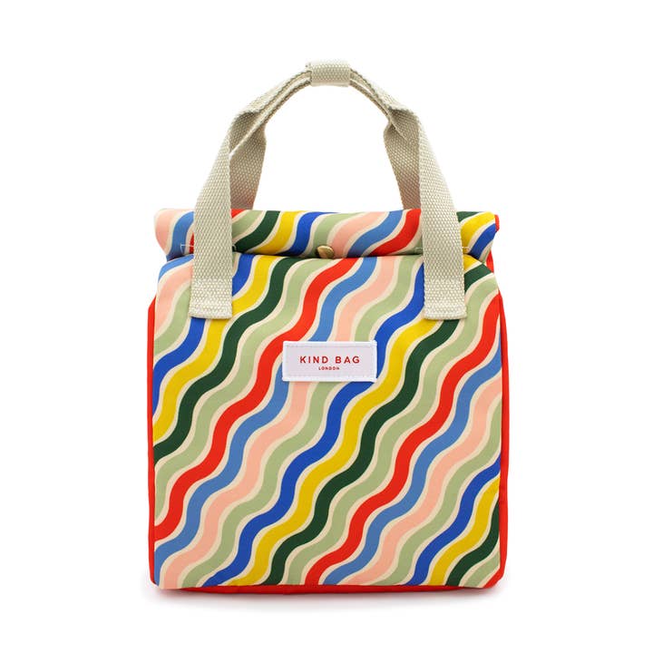 Kind Bag Lunch Bag Rainbow Waves for wholesale by Until Pty Ltd