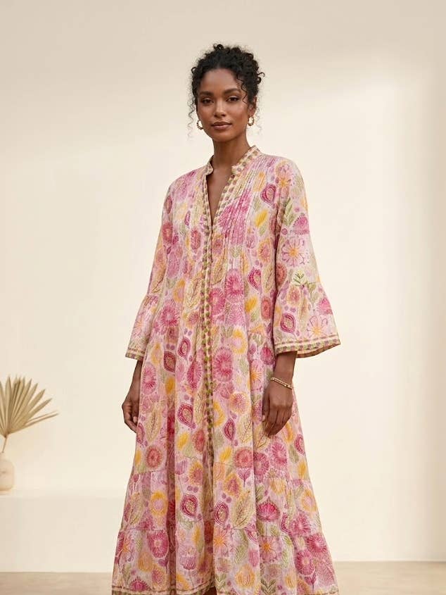 Robe longue bohème en coton - Orice pour la vente par Orice