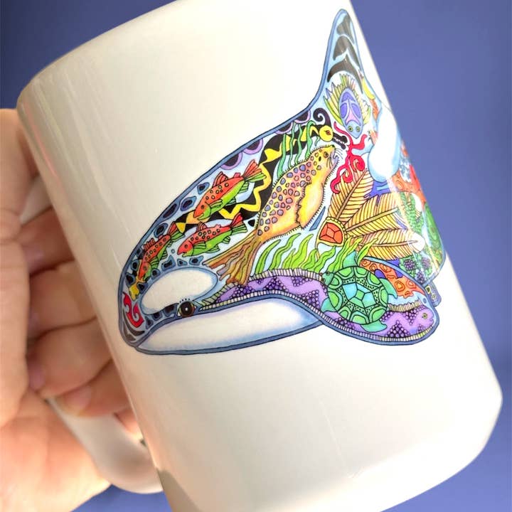 EarthArt International - Wholesale Coffee Mug - Granny Orca 15 oz Mug4