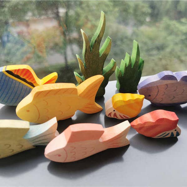 Tinitastic - Vente Jouet en bois – enfant - Figurines en bois artisanales - Jouets ouverts - Collection Marina5