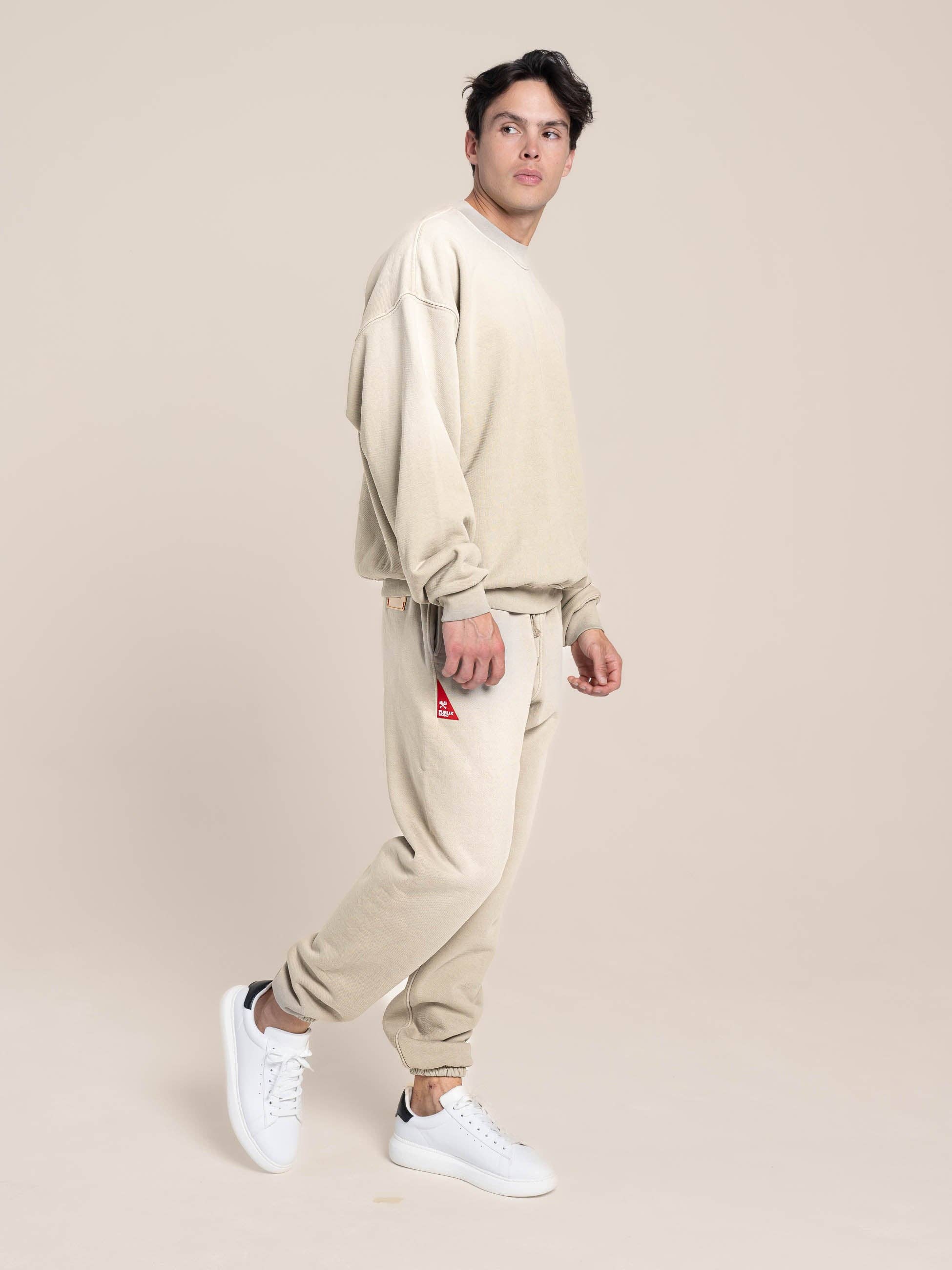 Oud hout French Terry Sweatshirt voor groothandel op Faire8