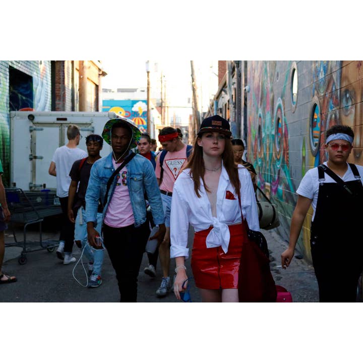 B Fresh Gear - Wholesale Flat Brim Cap - Unisex - Tribe Called B Fresh Hat - Tribal Print Flat Bill Hat5