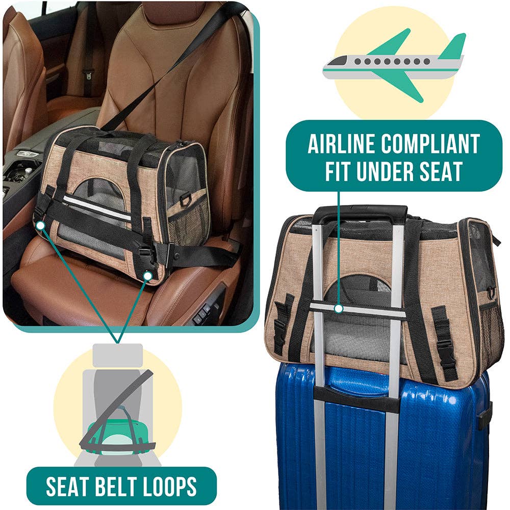 PetAmi - Wholesale Pet Carrier - Cat/Dog - Heather Tote Bag Pet Carrier43