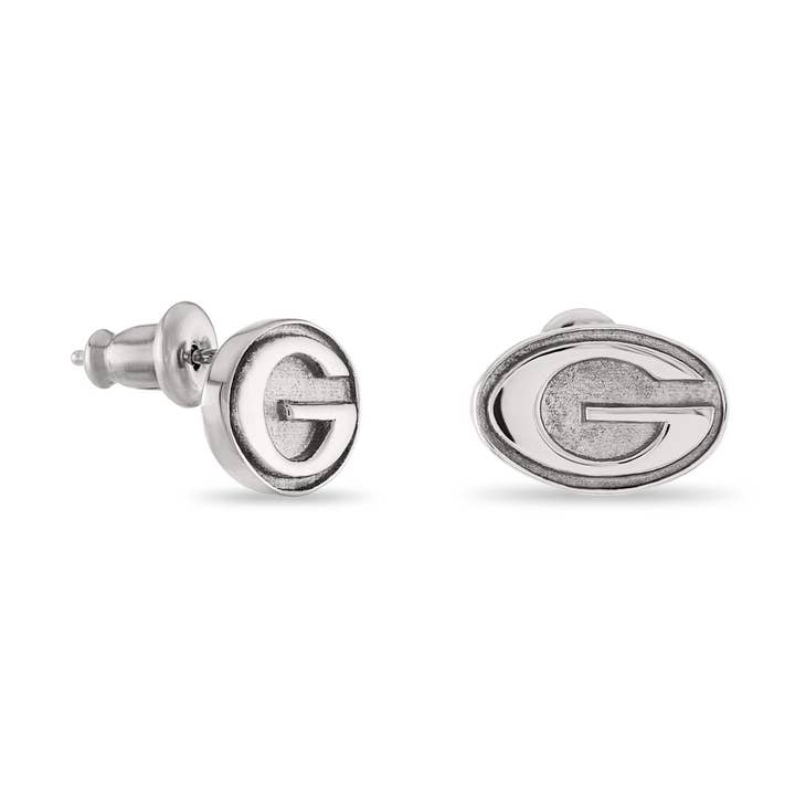 Georgia Metal G Logo Studs for wholesale by Stone Armory