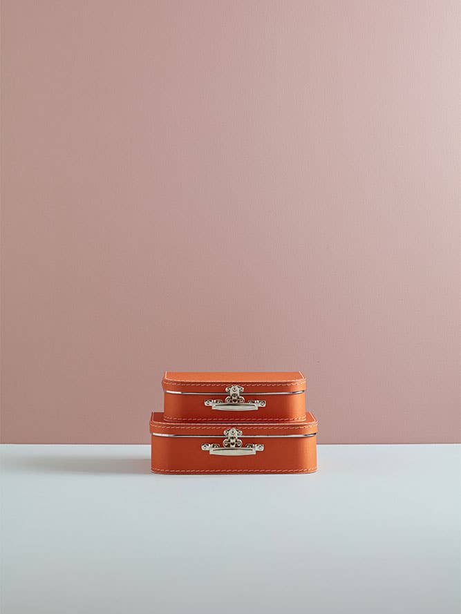 Suitcase paper 2-set rust for wholesale by Kids Concept