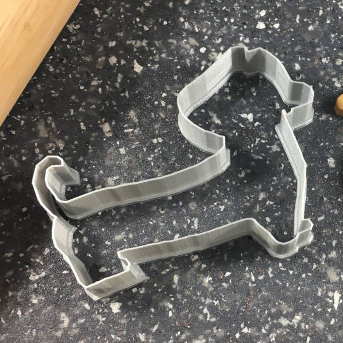 Dachshund Cookie Cutter (Not Metal) for wholesale by CookieCutterSupply