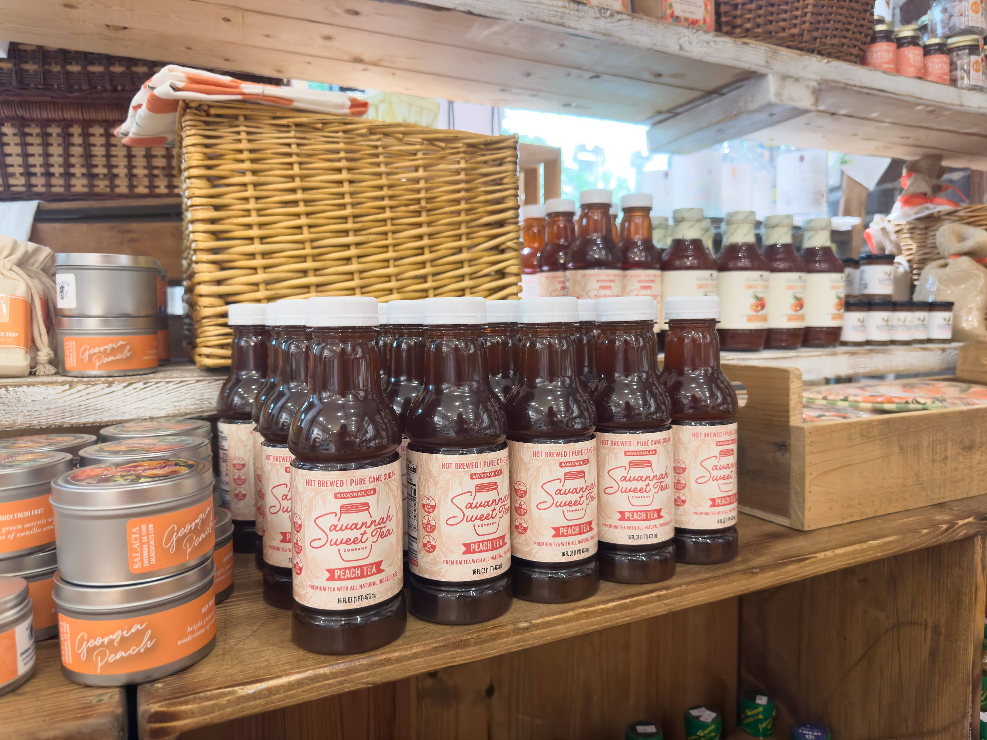 Savannah Sweet Tea Company - Wholesale Iced Tea - Savannah Sweet Tea – Peach (12 Pack, 16oz)2