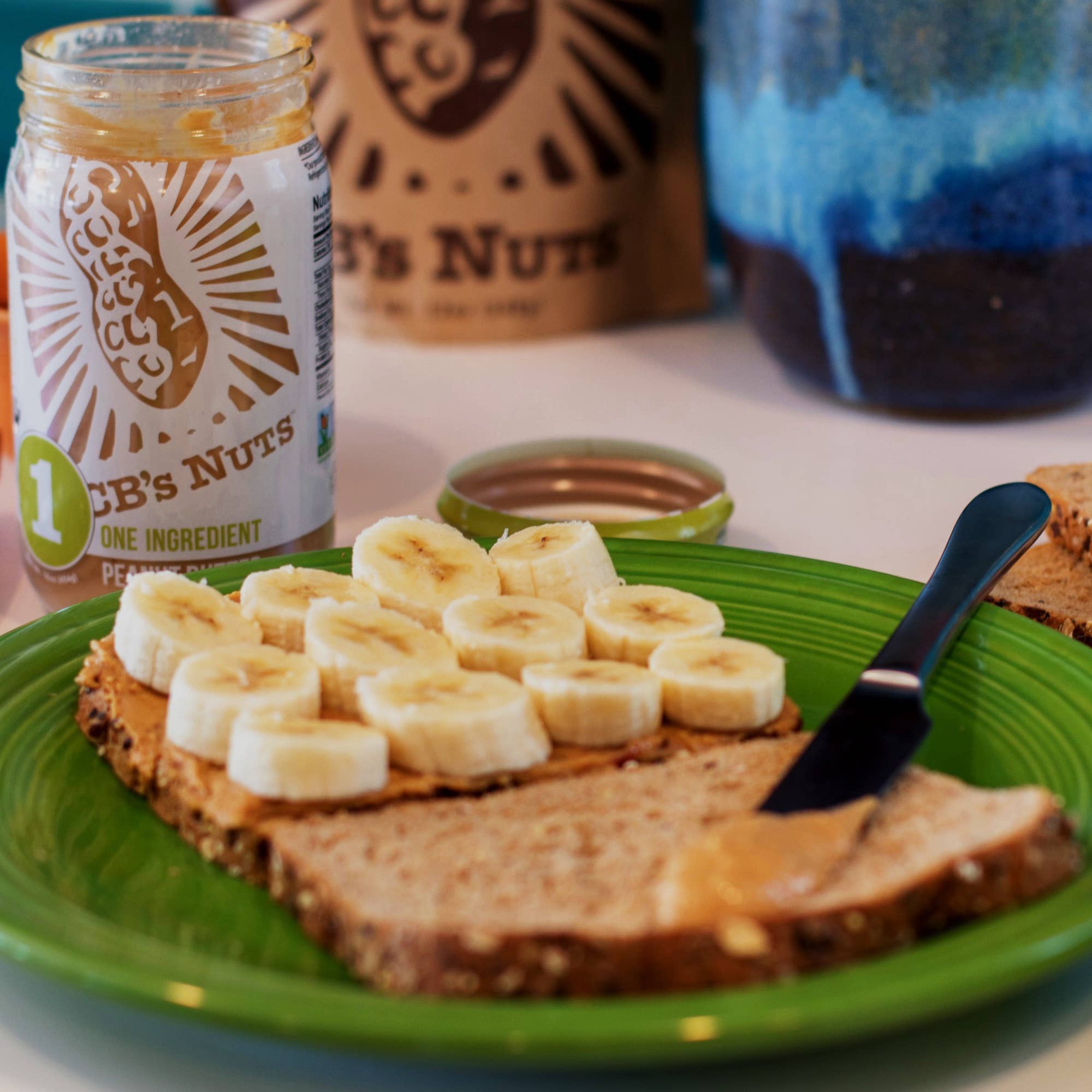 CB's Nuts - Wholesale Nut Butter - 16oz Organic Creamunchy Peanut Butter - 124