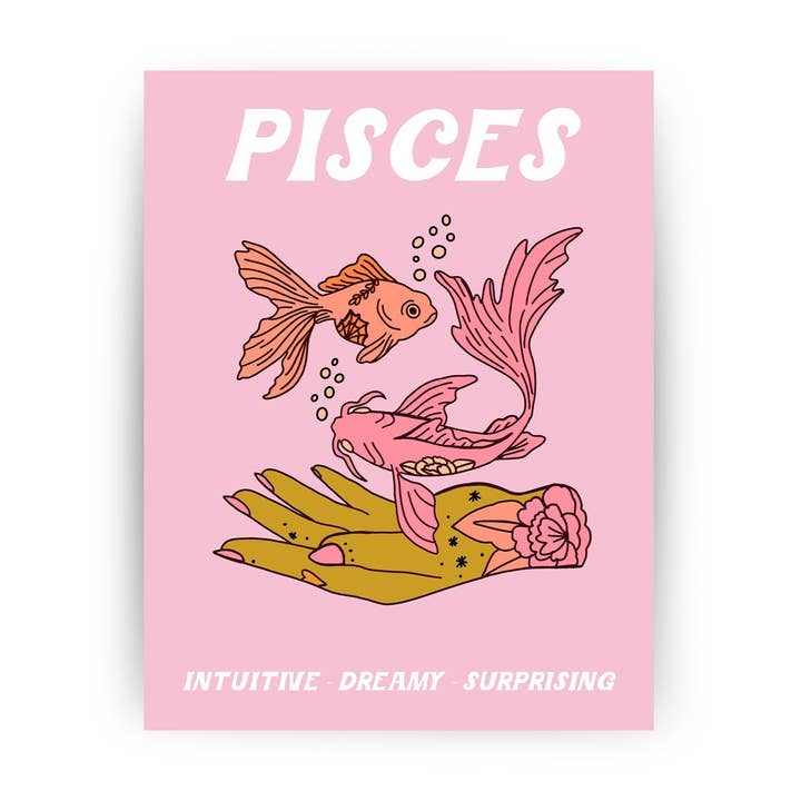 Dreamy Little Piscis - Imprimir para venta al por mayor de Golden Gems