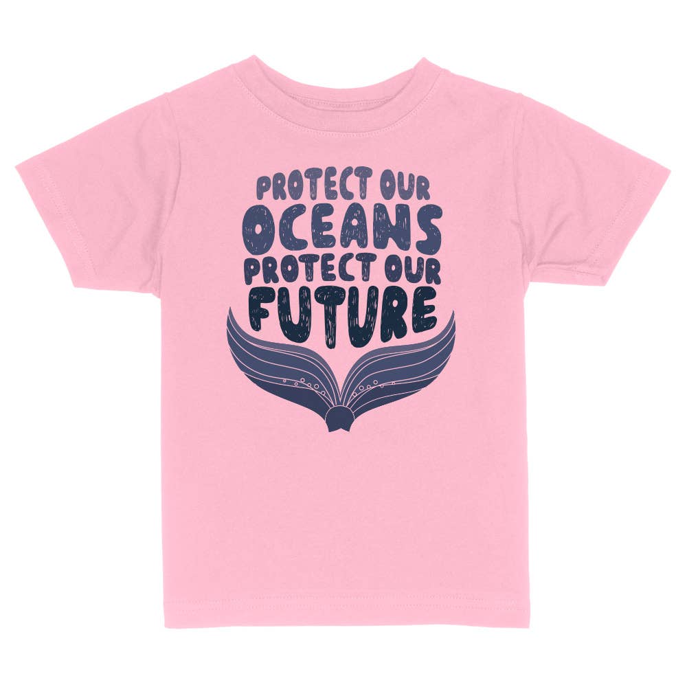 femfetti - Wholesale Screen Printed T-Shirt - Kids - Protect Our Oceans Toddler or Youth Shirt1