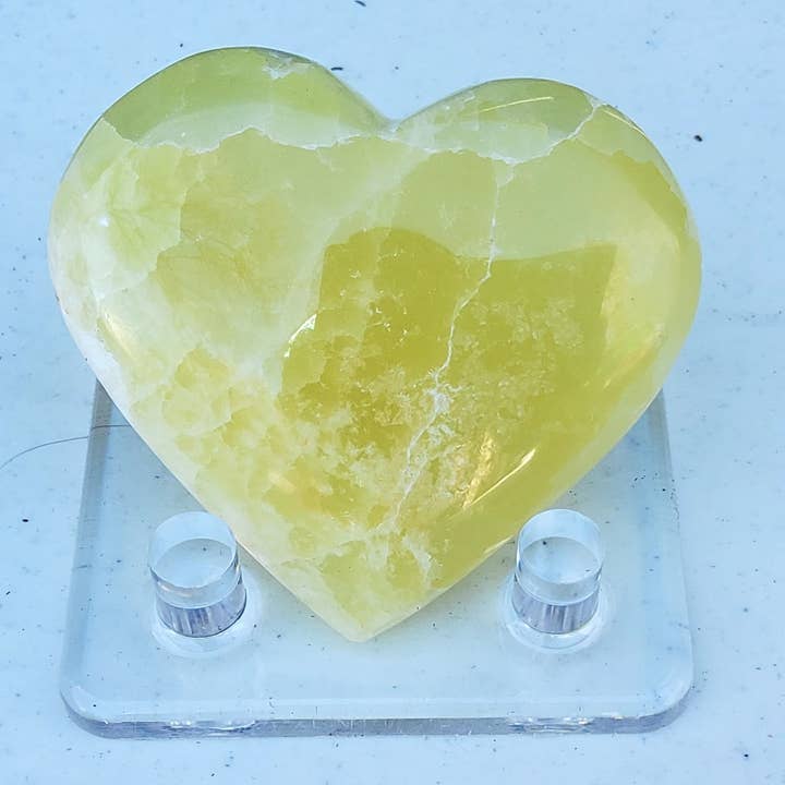 Metaphysical & Healing Crystals - Wholesale Spiritual Stone/Crystal - LEMON CALCITE HEARTS