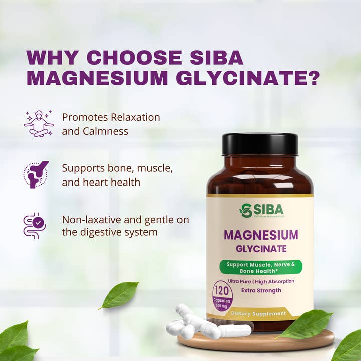 Siba Nutraceutical LLC - Wholesale Oral Supplement/Vitamin - Magnesium Glycinate