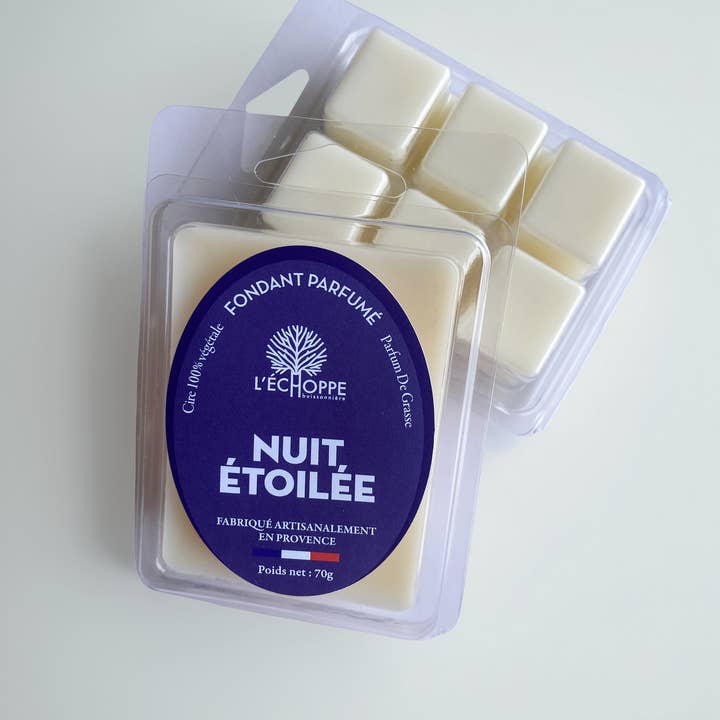 L'Échoppe Buissonnière - Vente Fondants - Nuit Étoilée - Fondant de cire parfumée 70g