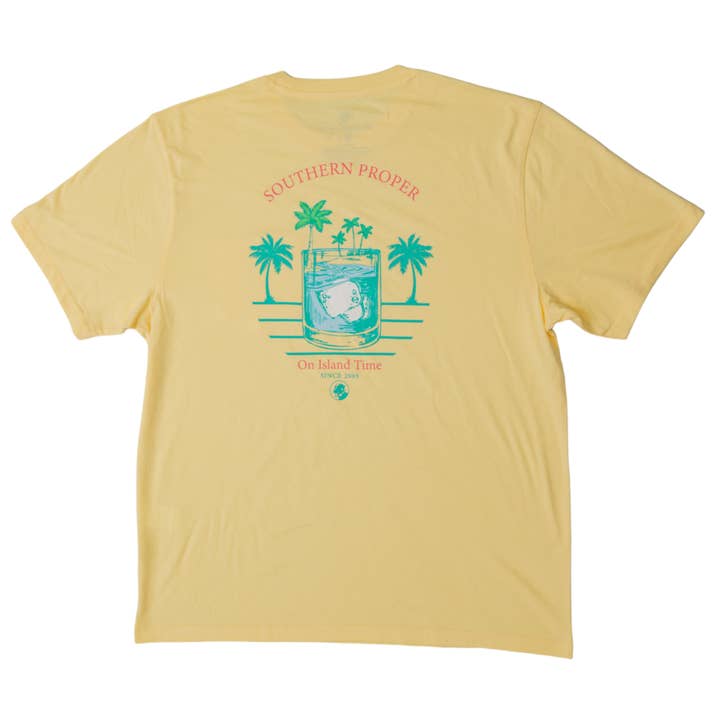 Island Time SS T-shirt voor wholesale door Southern Proper