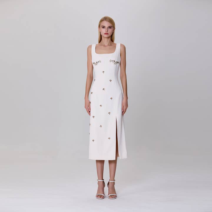 Broderad figursydd klänning för wholesale av Smart and Joy