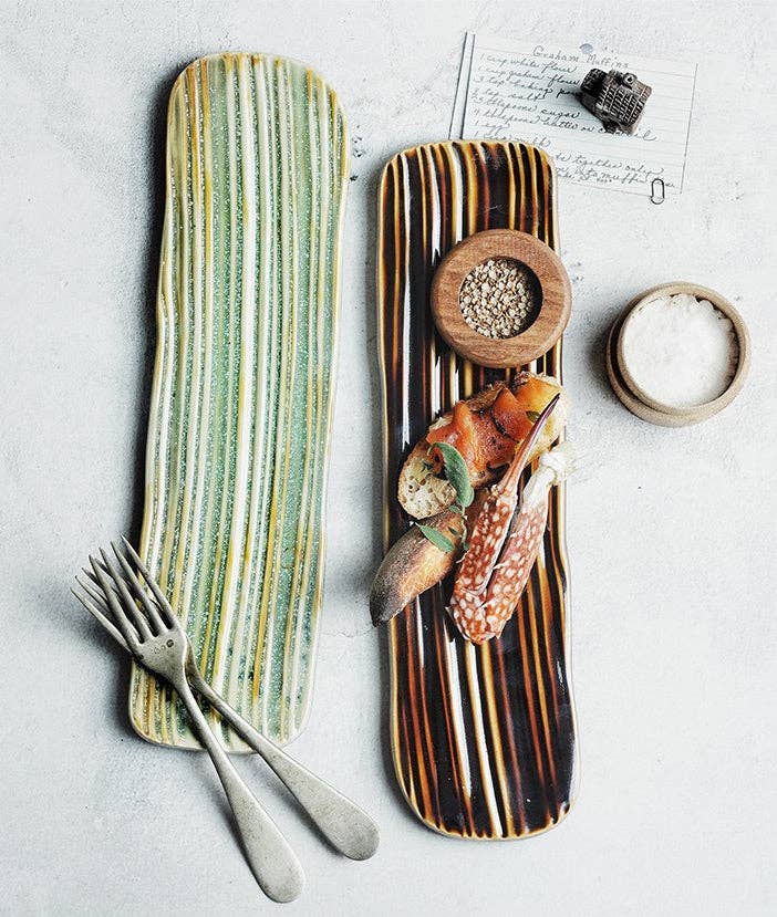 Gohobi （We cover U.S. import duties） – wholesale Dinner plate – Gohobi Hand-Painted Rectangular Sushi Plate9