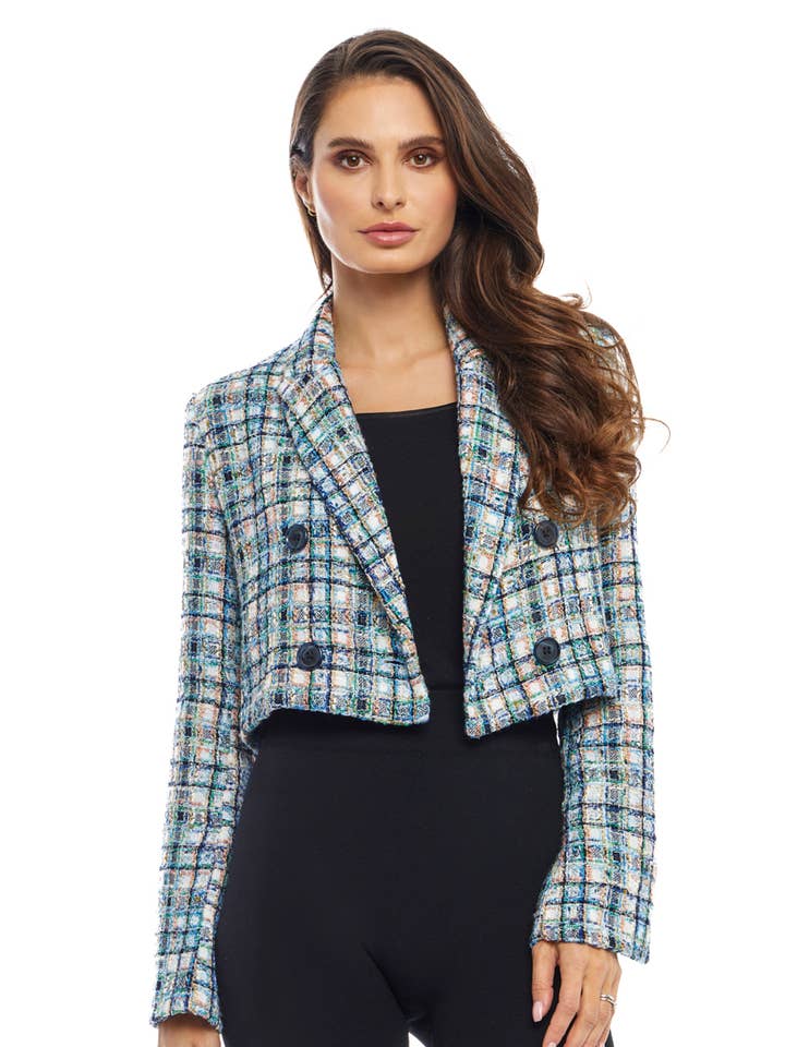 Adore - Wholesale Jacket - Women's - C3632 - MULTI COLOR CROP JACKET0