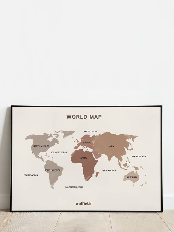 Weltkarte für den Großhandel von Wolfie Kids