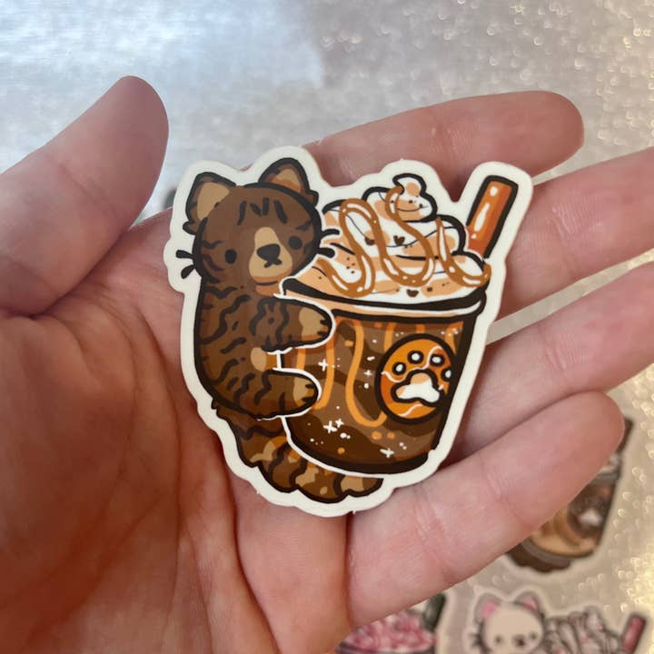 Woolblossom - Wholesale Sticker - Kitty Frappe ~ Stickers1