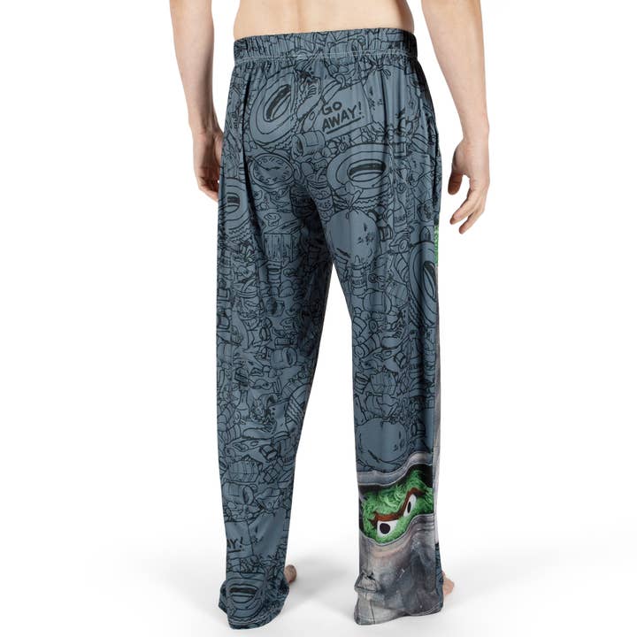 BRIEF INSANITY - Wholesale Lounge Sweatpants/Joggers - Kids - Sesame Street Oscar The Grouch Lounge Pants