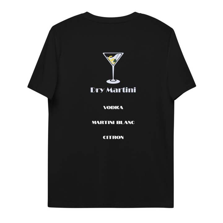 Camiseta de algodón orgánico The Get Vodka recipe para venta al por mayor de Drink Corner