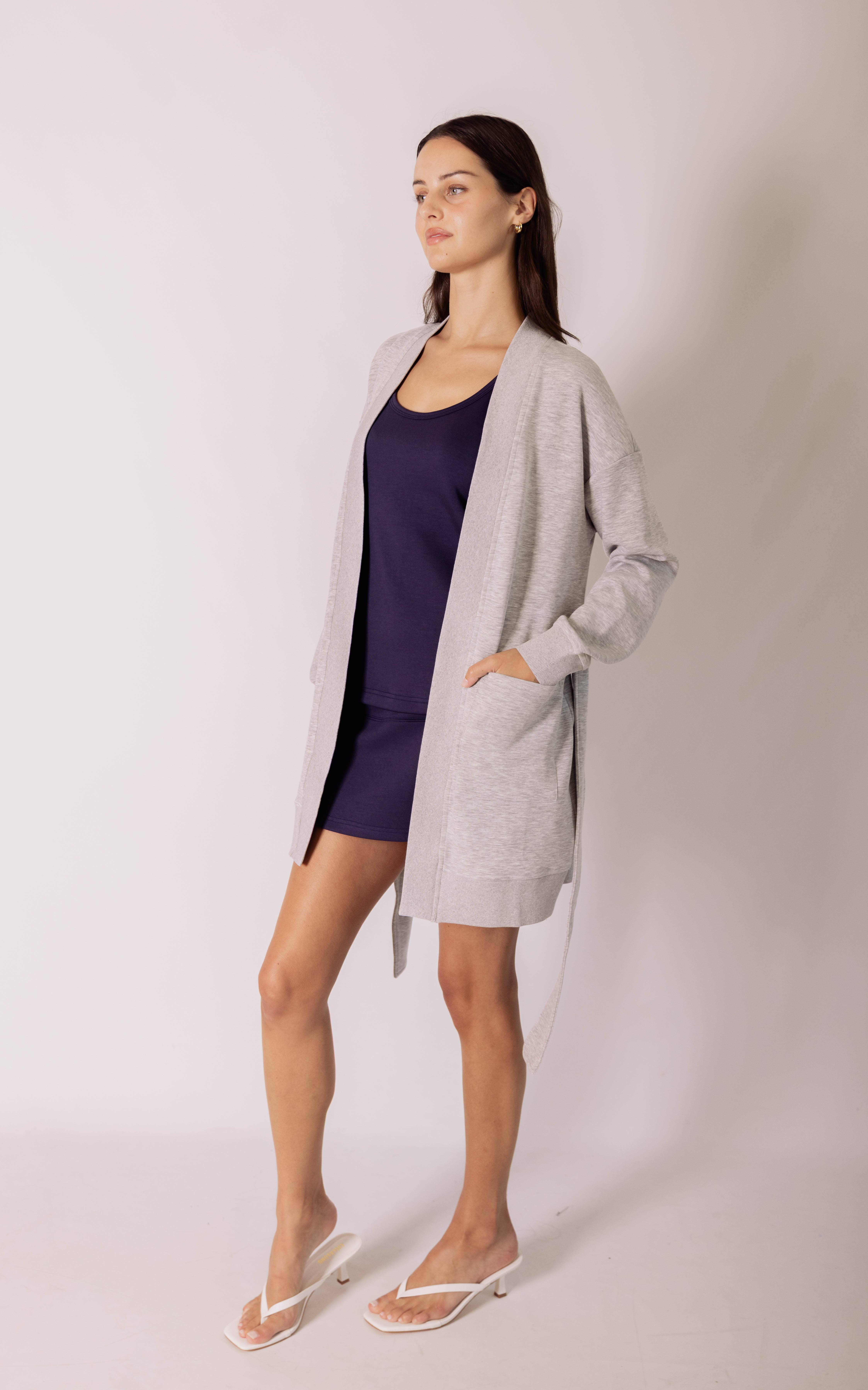 P. CILL - Wholesale Robe - Women's - P. CILL Butter Modal Ribbed Contrast Robe35