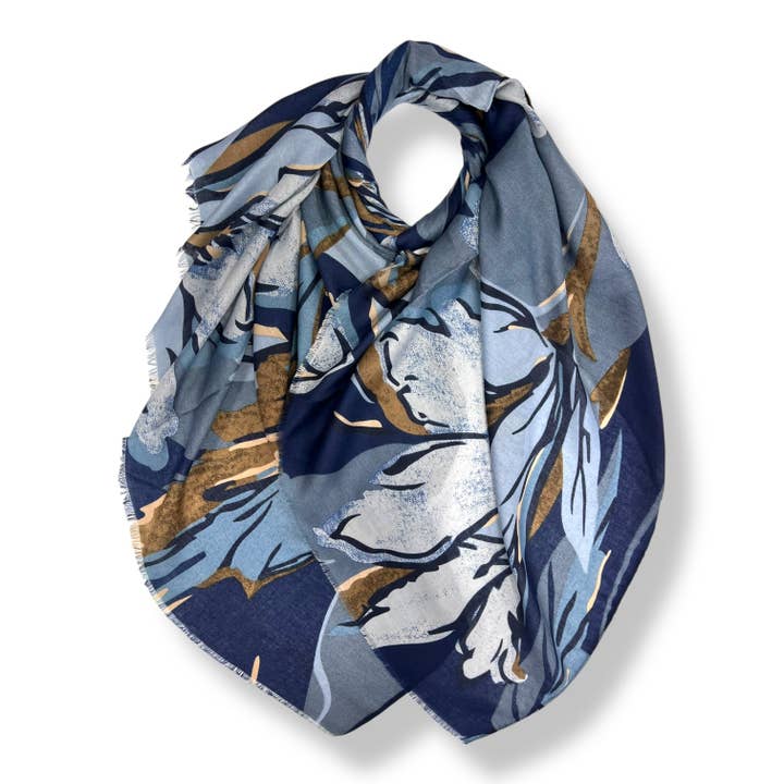 London Scarves – wholesale Scarf – Women's – Amazon lily scarf print4