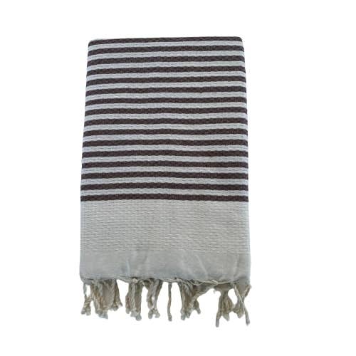 Le comptoir de la plage - Wholesale Strandlaken - Fouta Yadara Honingraat 100x200 of 200x200 cm 190 g/m²12