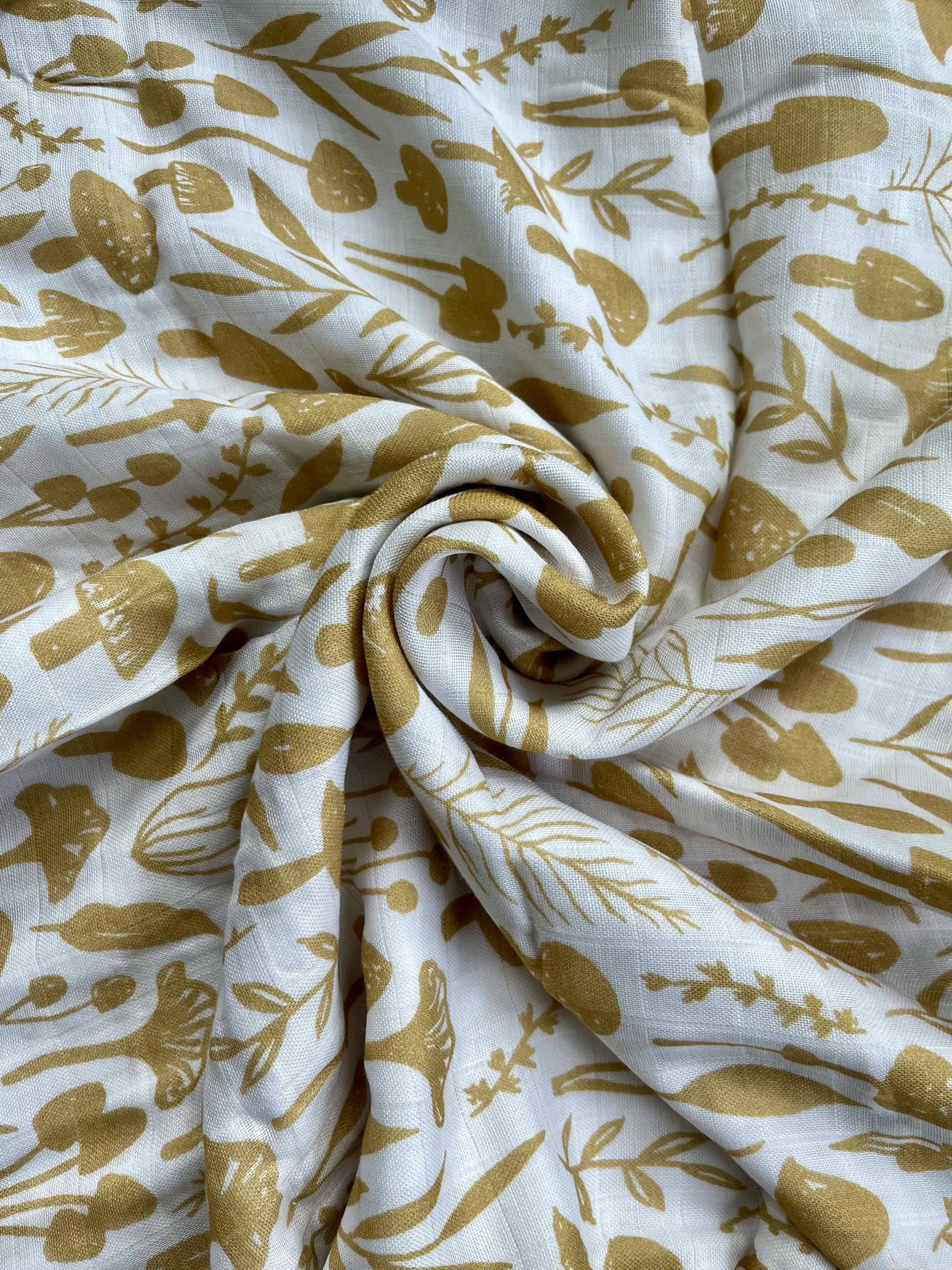 Kourtni Gunn Art - Wholesale Inbakerdoek - Baby - Paddenstoel Babydeken  |  Paddenstoel Mousseline Inbakerdoek7