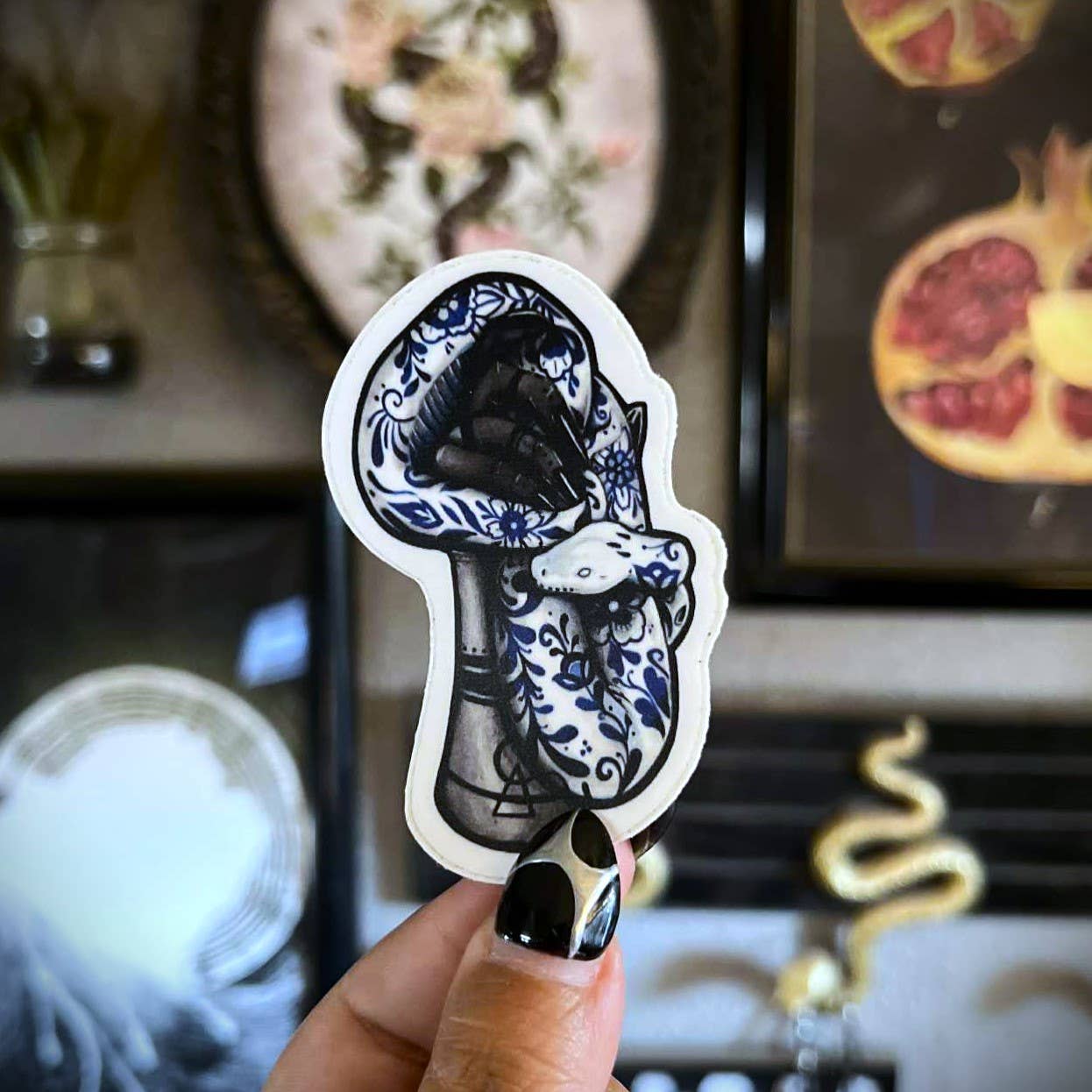 Raicodoll - Wholesale Sticker - Ceramic Nature Illustrations | Die-Cut Stickers0