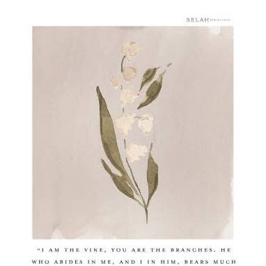 Lily of the Valley Sticker for wholesale by Selah Publications