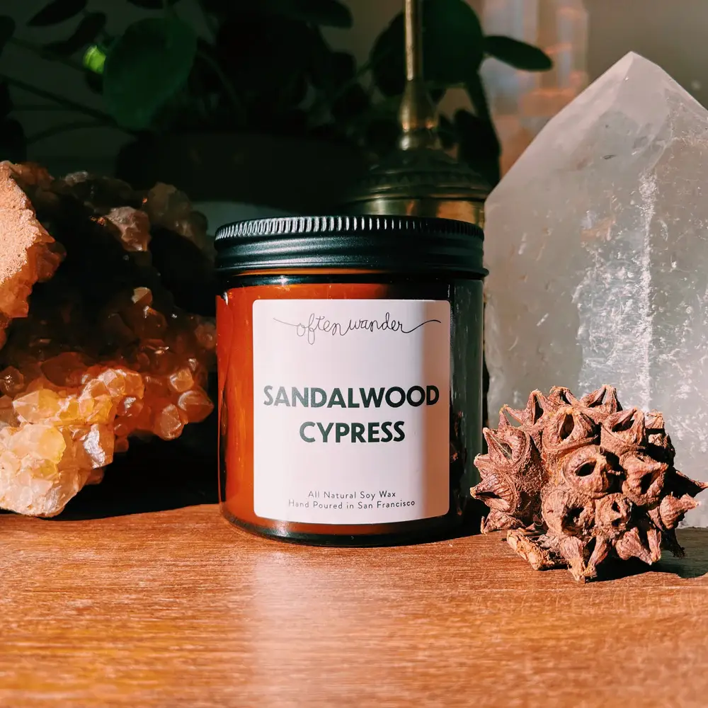 Often Wander - Wholesale Jar/Filled Candle - Sandalwood Cypress – Signature Candle5