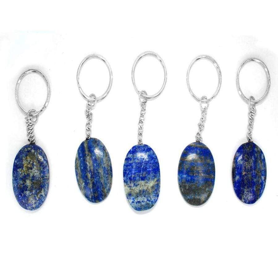 Rock Paradise - Wholesale Keychain - Unisex - Crystal Worry Stone Keychain Pack in Gold or Silver Tone7
