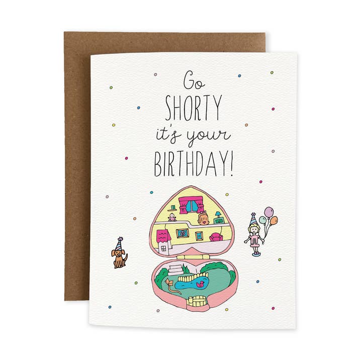 Joli Pop Paper Co. - Wholesale Birthday Card - Go Shorty0