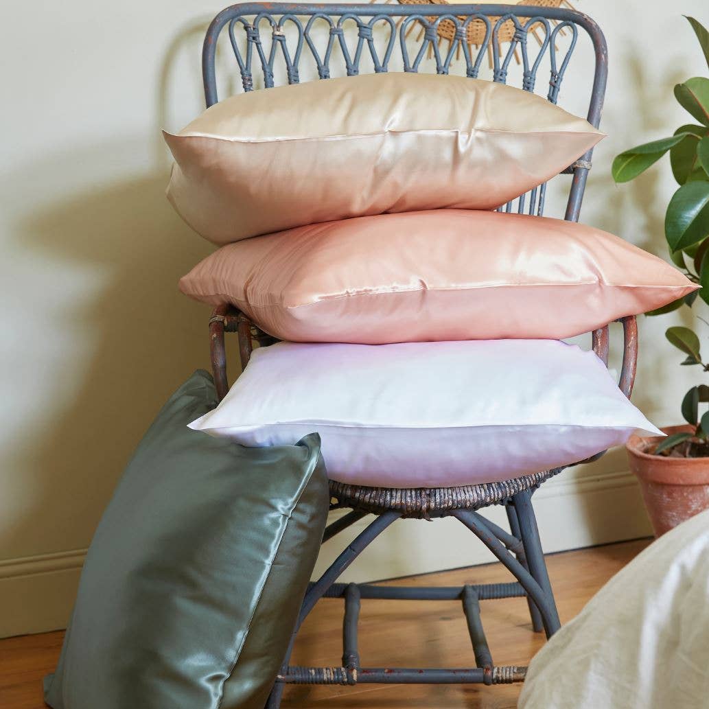 Sylvie Thiriez - Wholesale Bedding pillowcase/sham - Saline white silk pillowcase3