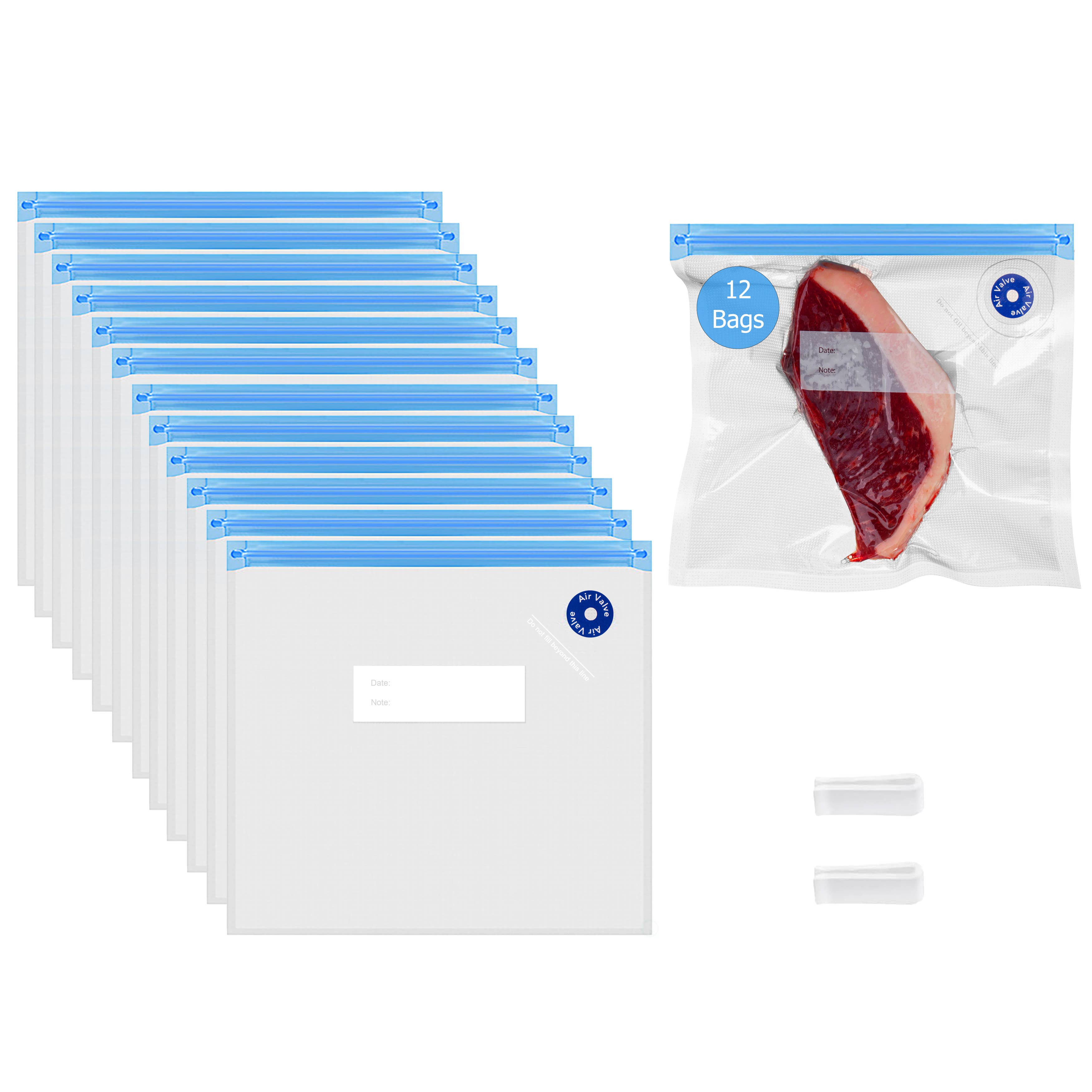 Quickway Imports - Wholesale Kitchen Appliance - Handheld Vacuum Sealer Machine with Reusable Bags, Storage13