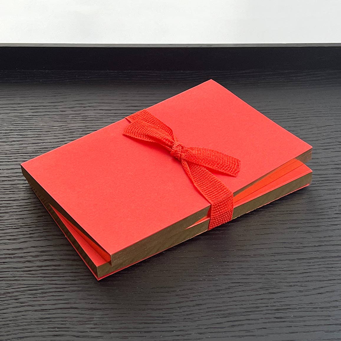 Wms&Co. - Wholesale Notebook - Red Jotters with Gilded edge (set of 2)1
