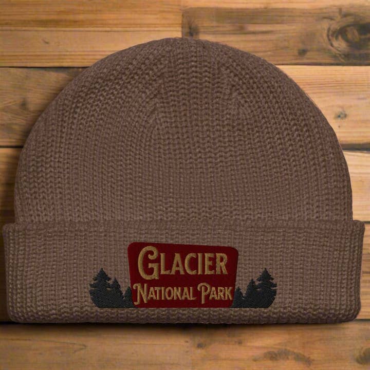 Bonnet brodé style pêcheur Glacier National Park pour la vente par Park Service Apparel