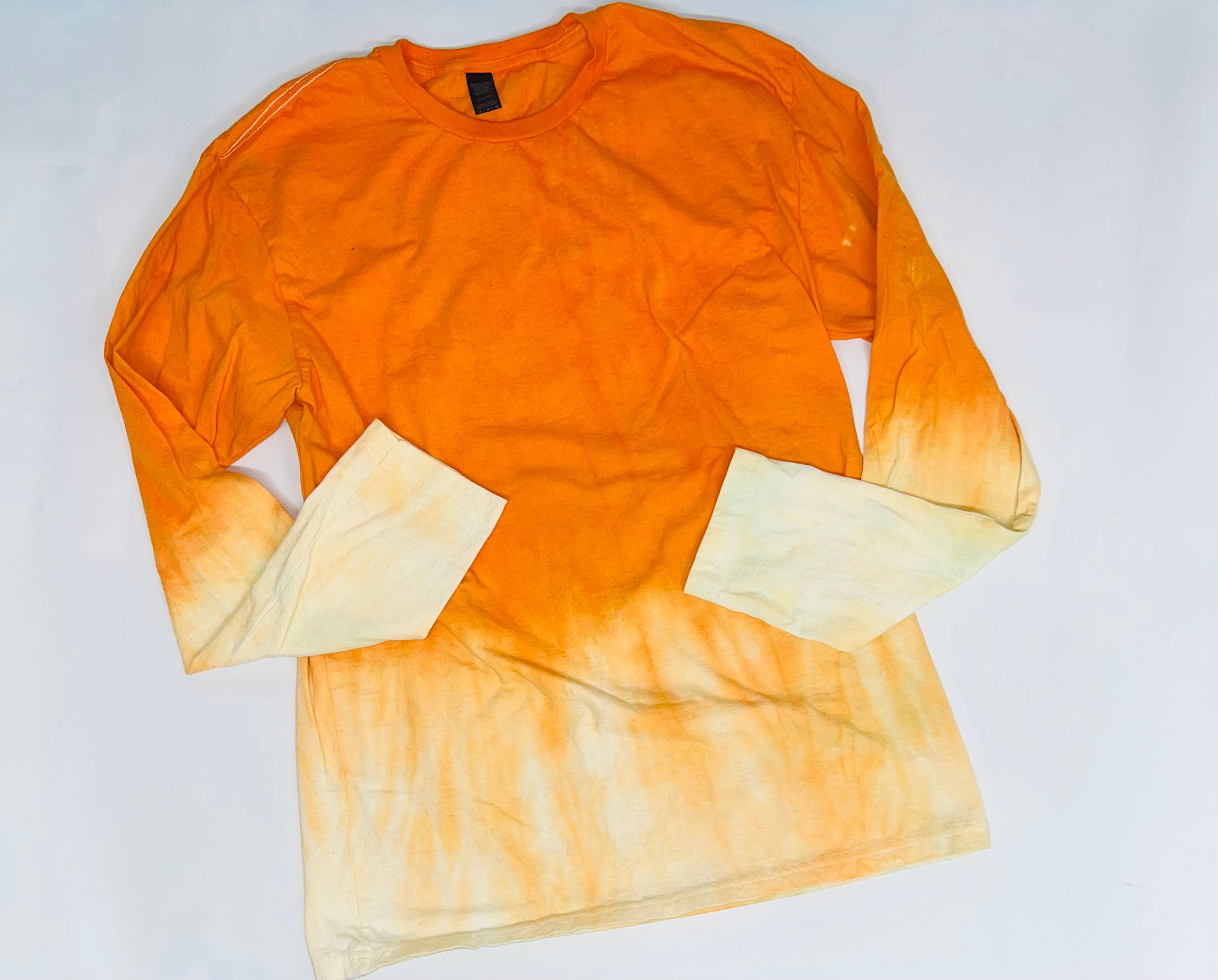 East Coast Customs - Wholesale Shirt - Unisex - Open Pack Hand Dyed Ombre Long Sleeve Shirt Graphic Blank6