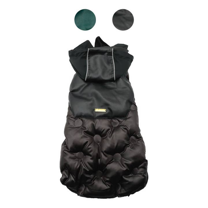 Polstret jakke med hætte til hunde i vandtæt polyester for engroshandel hos Croci