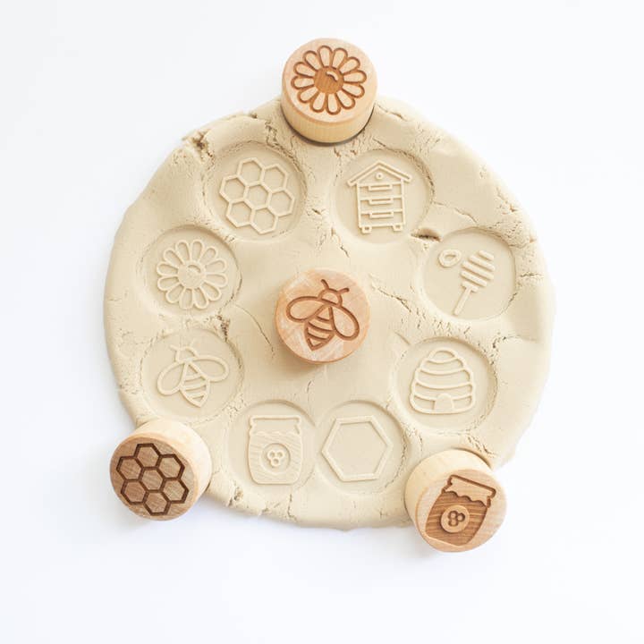 Træstempelsæt - Honningbien for engroshandel hos Studio de Rijk